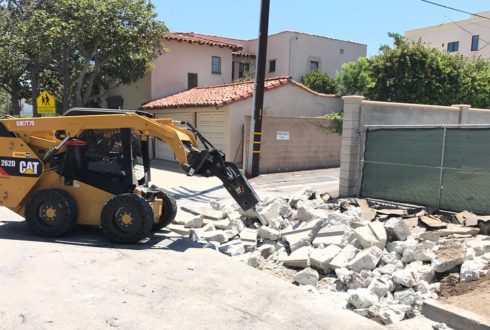 Los Angeles Bobcat Services - Grading Excavation Demolitions - MVM 