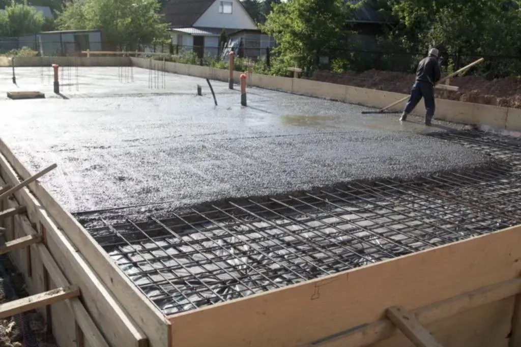 foundation contractor doing an Slab Work